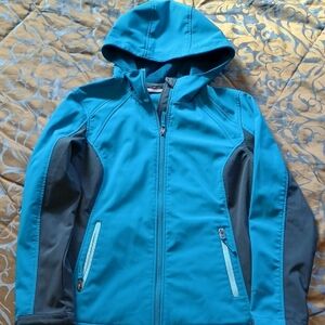 Women's Blue and Gray Jacket